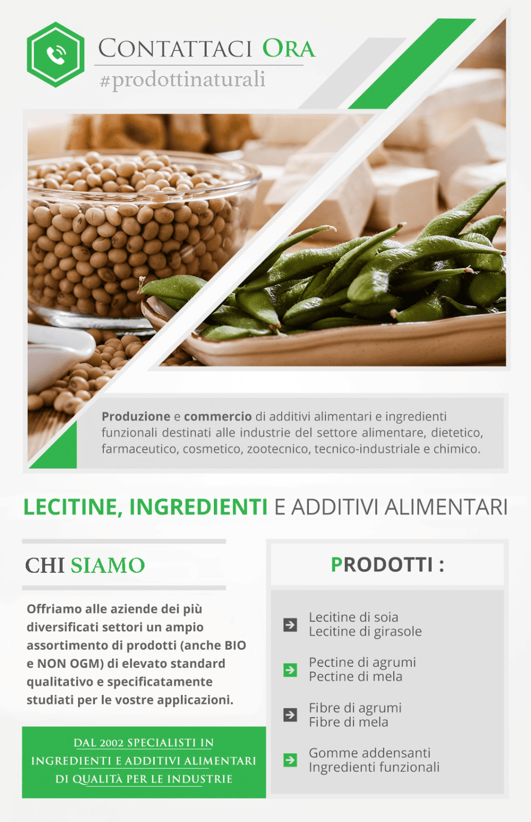 Fibre di agrumi e fibre di mela